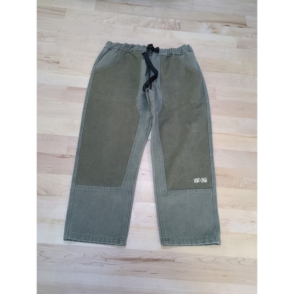 Manresa Other - Manresa Wallace Canvas Double Knee Pants Belted Sz Large Green 32X26
